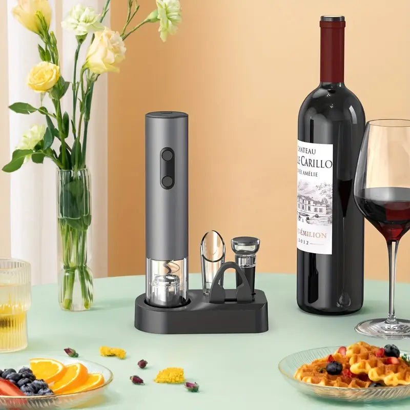 Rechargeable Electric Wine Opener Set - Image 3