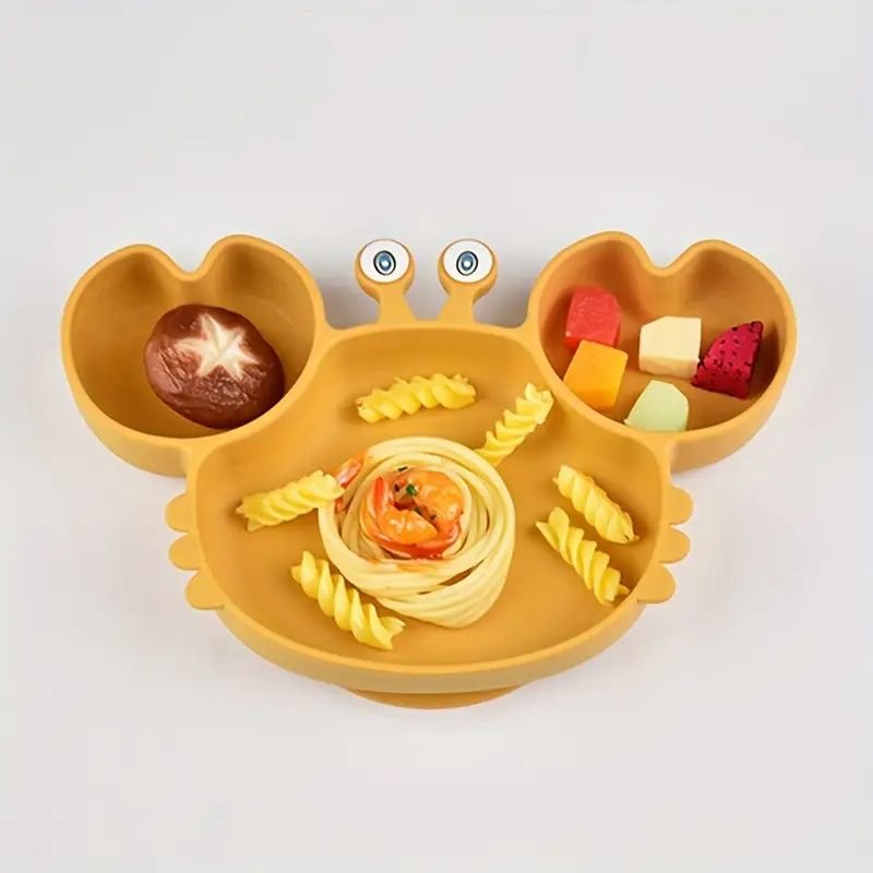 Silicone Crab Plate with Cutlery - Image 3