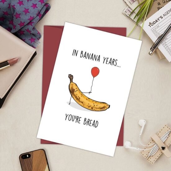 Humorous Birthday Card, Set of 5
