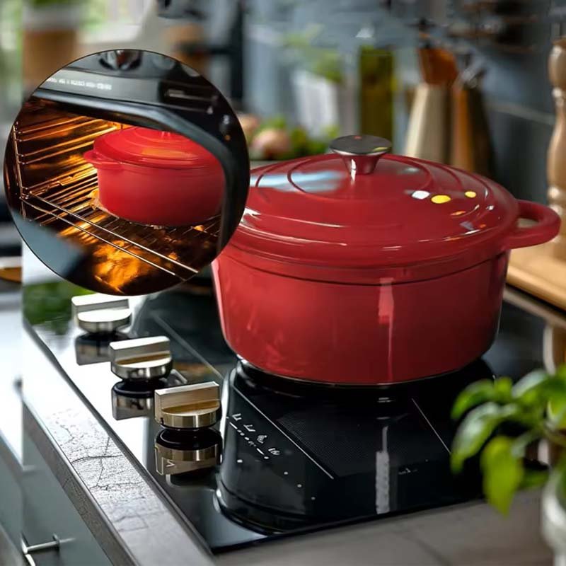 Enameled Cast Iron Dutch Oven - Image 4