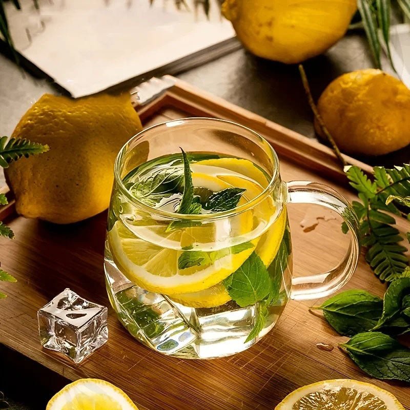 Modern Clear Glass Coffee Mugs - Image 4