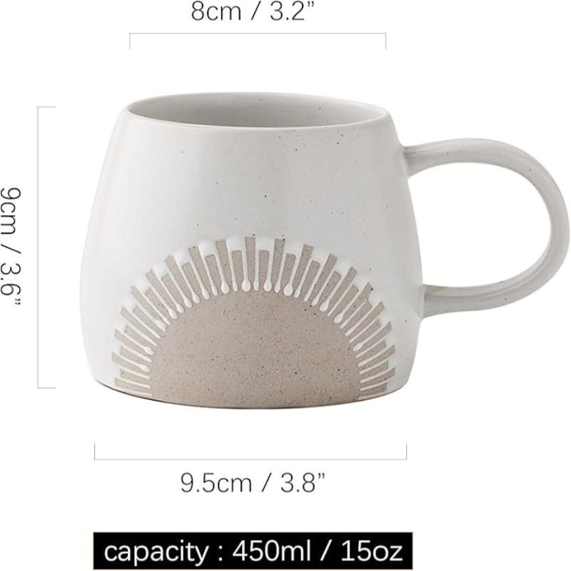 Sunburst Ceramic Coffee Mugs - Image 13