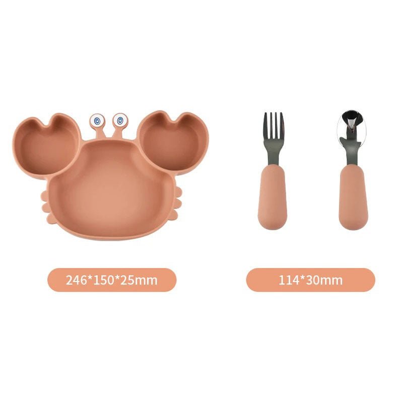 Silicone Crab Plate with Cutlery - Image 16