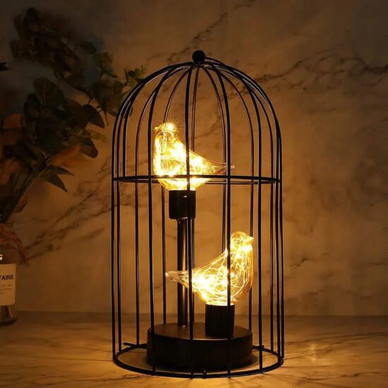 Decorative Illuminated Birdcage