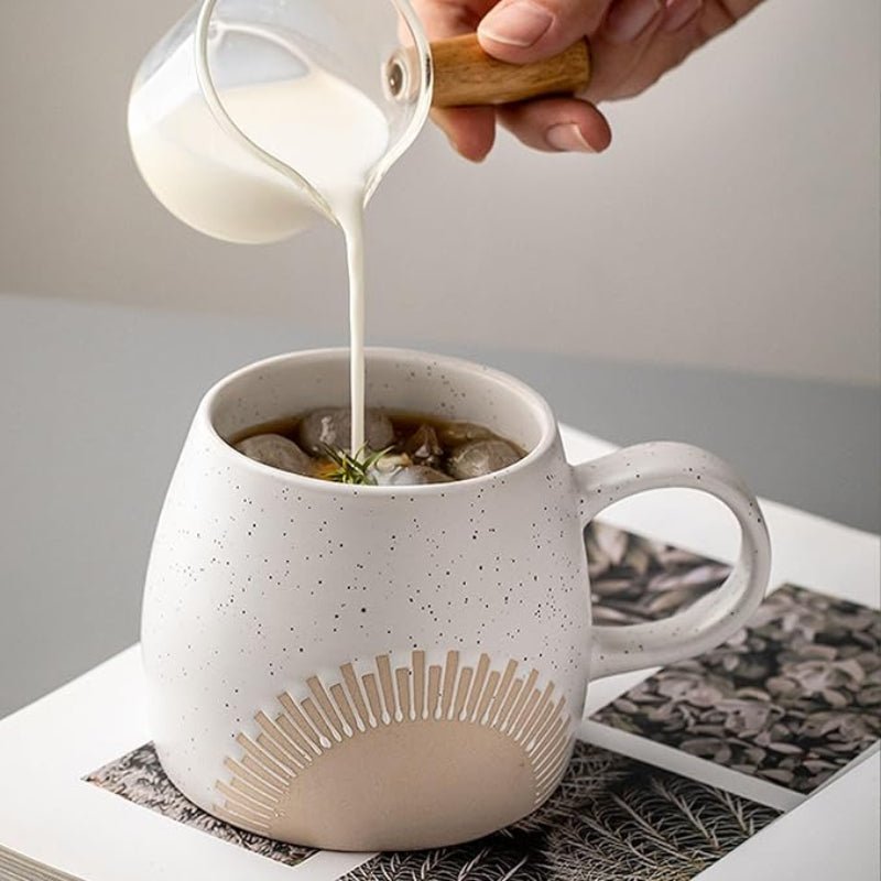 Sunburst Ceramic Coffee Mugs - Image 9