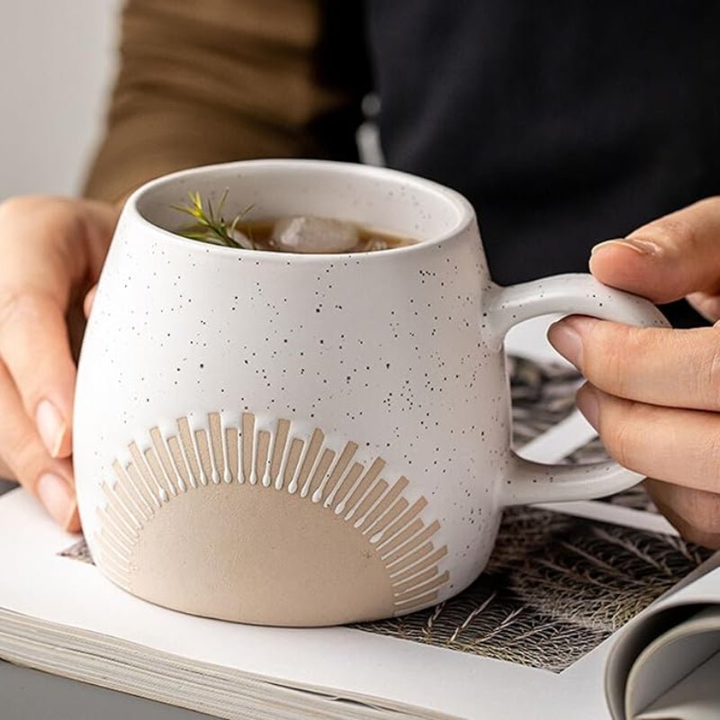 Sunburst Ceramic Coffee Mugs - Image 10