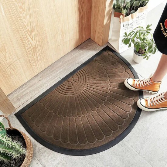 Crescent Half Moon Door Mat