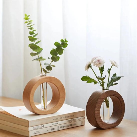 Alba Wooden Plant Propagation Vase