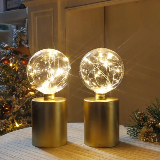 Gold Ambient LED Globe Lamps