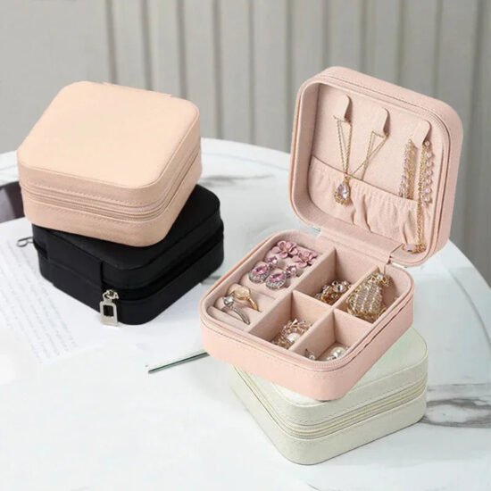 Compact Travel Jewelry Organizer Case