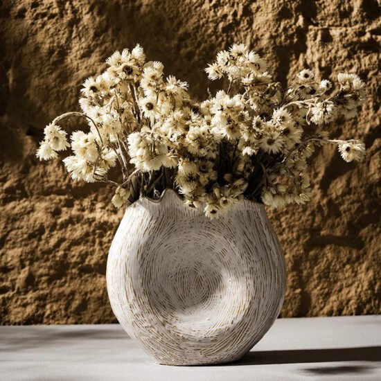 Organic Shape Ceramic Vase