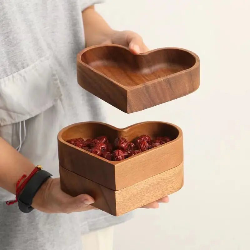 Wood Heart-Shaped Dishes - Image 6