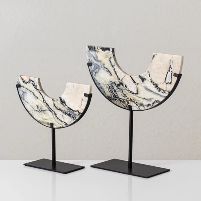 Arched Marble Sculptural Objects - Image 2
