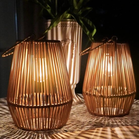 Rattan Solar Lantern
