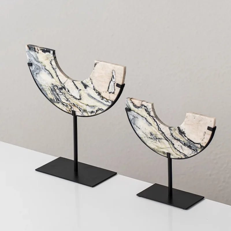 Arched Marble Sculptural Objects - Image 4