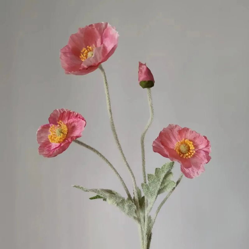 Faux Poppy Stems, Set of 6 - Image 30