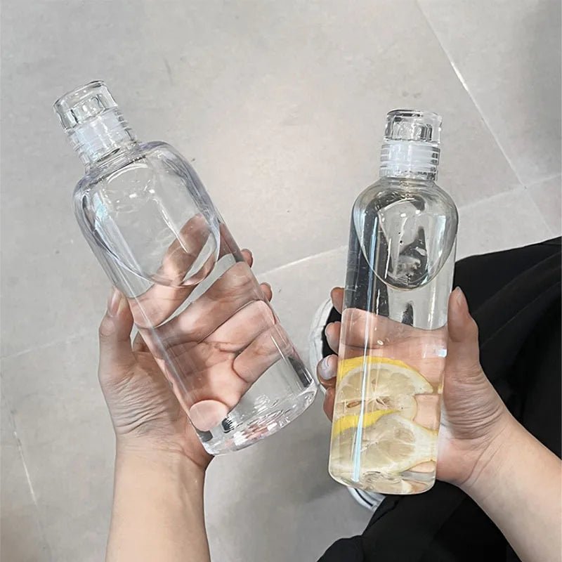 Minimalist Clear Glass Water Bottles - Image 5