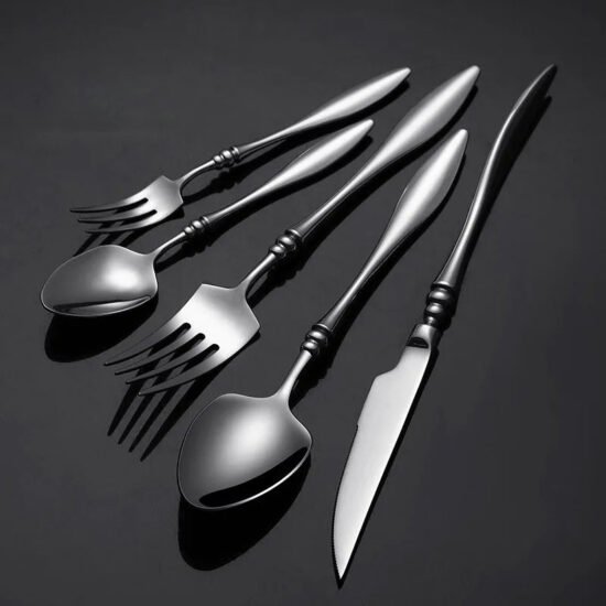 Modern Stainless Steel Flatware Set