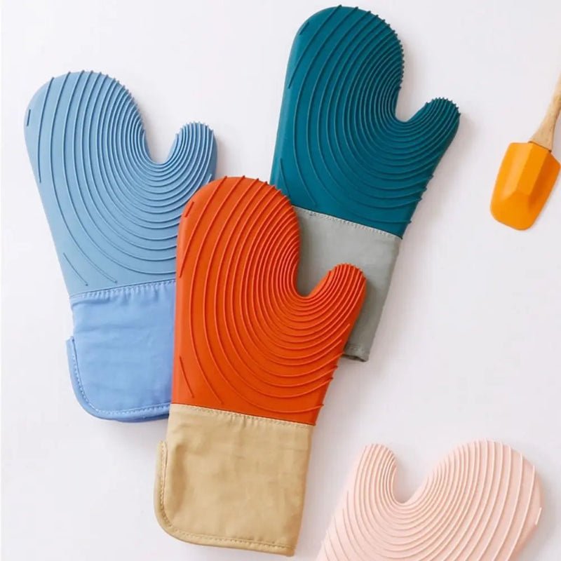 Textured Heat Resistant Silicone Oven Mitt