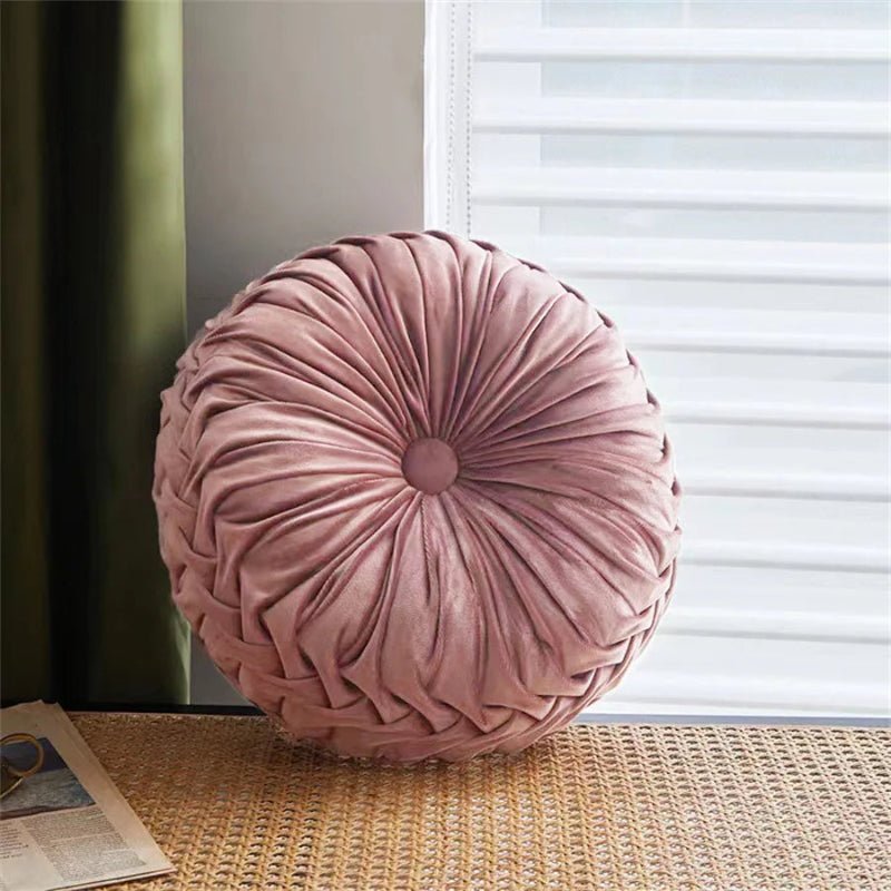 Round Velvet Pillow 14" - Image 11