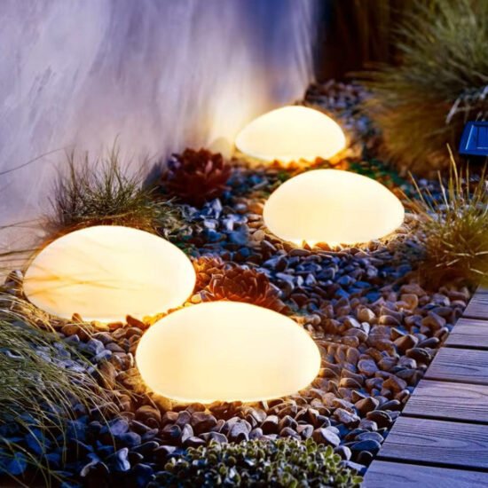 Solar Light Pathway Stones