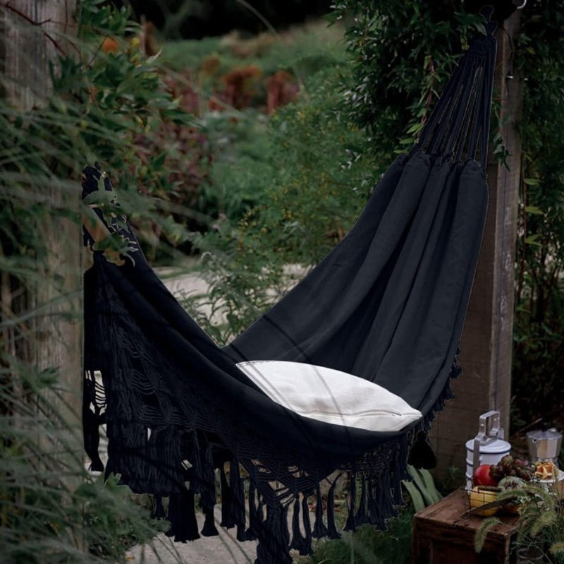 Fringe Macrame Hammock Chair