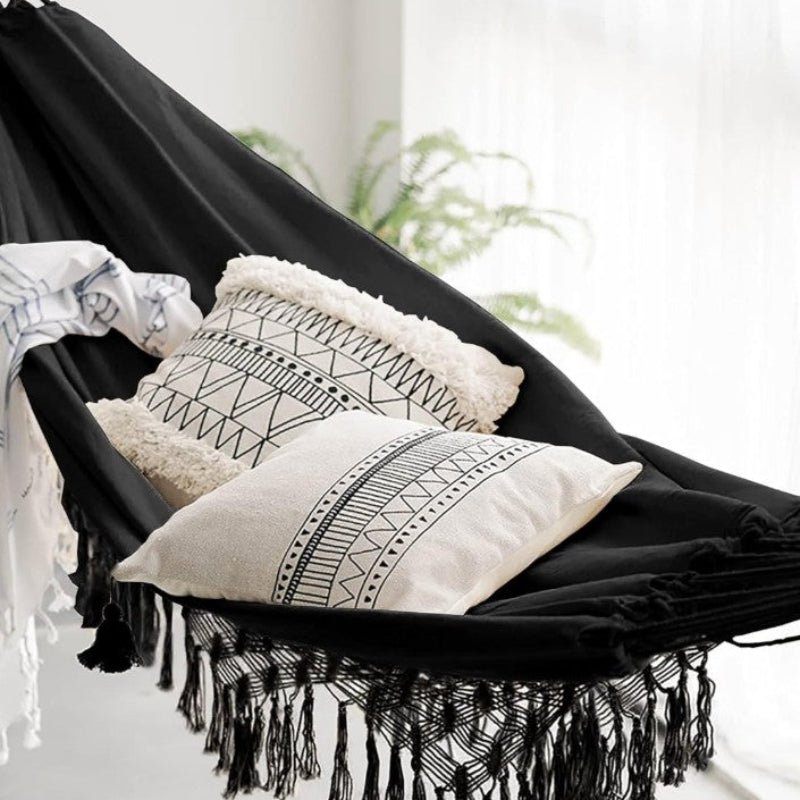 Fringe Macrame Hammock Chair - Image 6