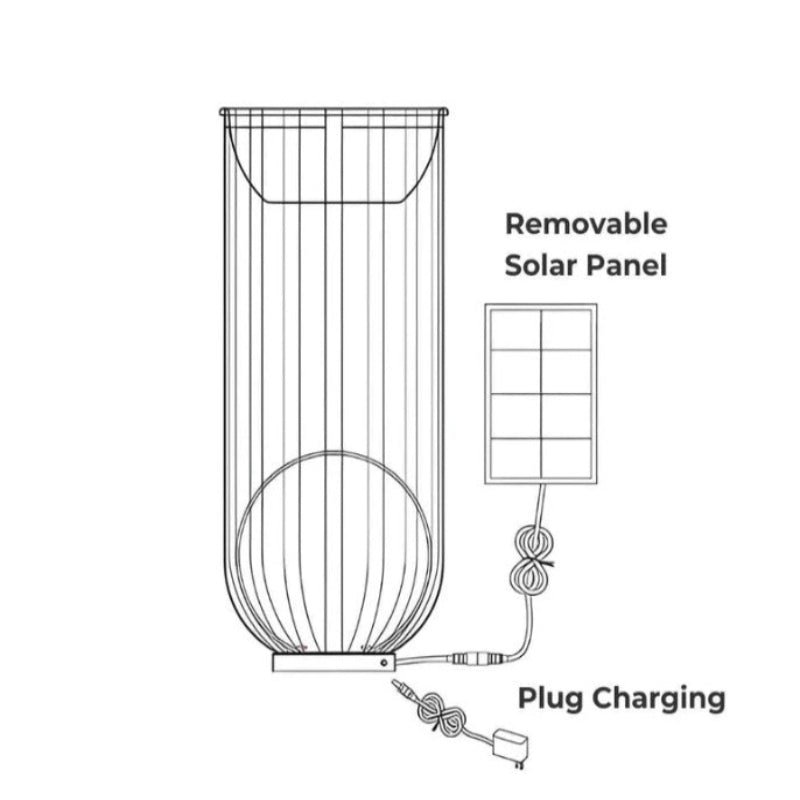 Solar Planter Table with Integrated Light - Image 17