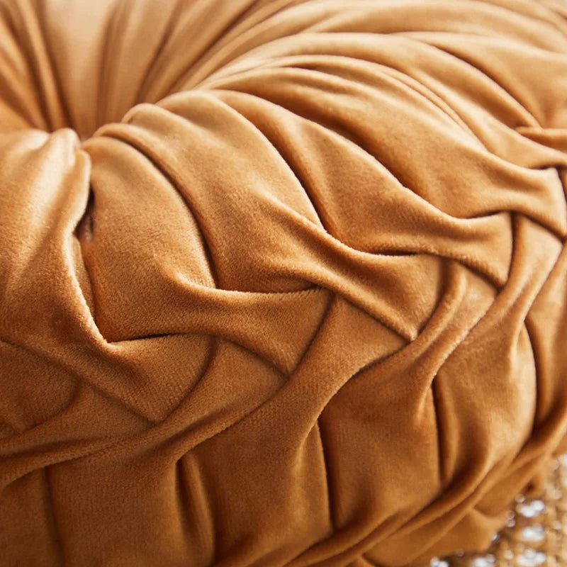 Round Velvet Pillow 14" - Image 4