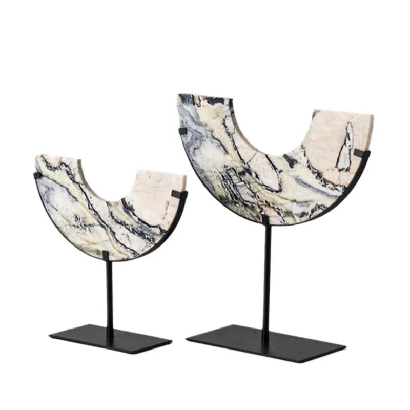 Arched Marble Sculptural Objects - Image 3