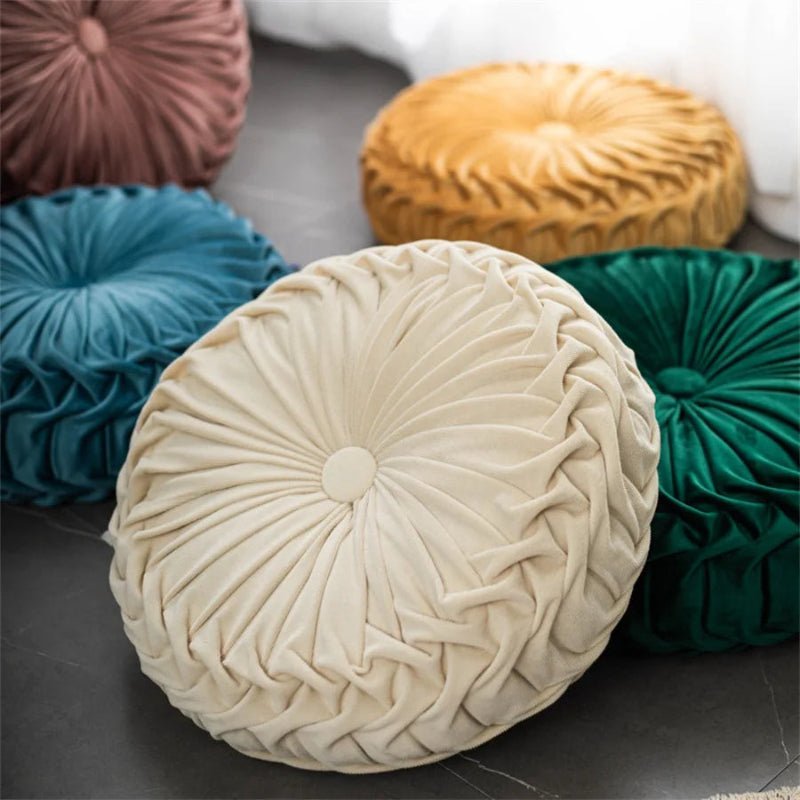 Round Velvet Pillow 14" - Image 2
