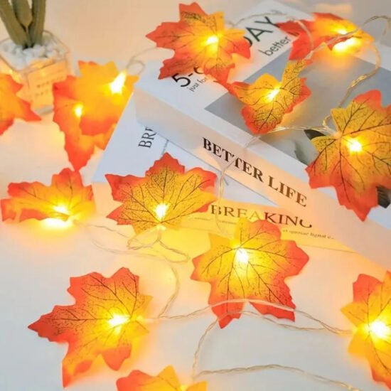 Indoor/Outdoor Maple Leaf String Lights