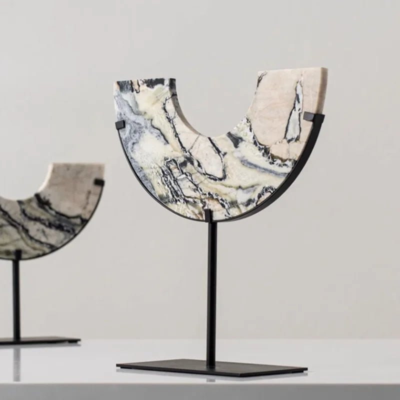 Arched Marble Sculptural Objects - Image 6