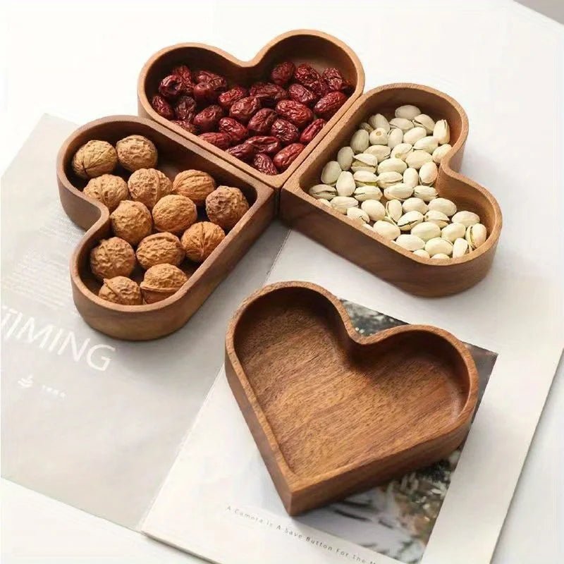 Wood Heart-Shaped Dishes - Image 3