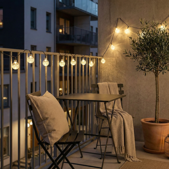 Solar Outdoor String Lights