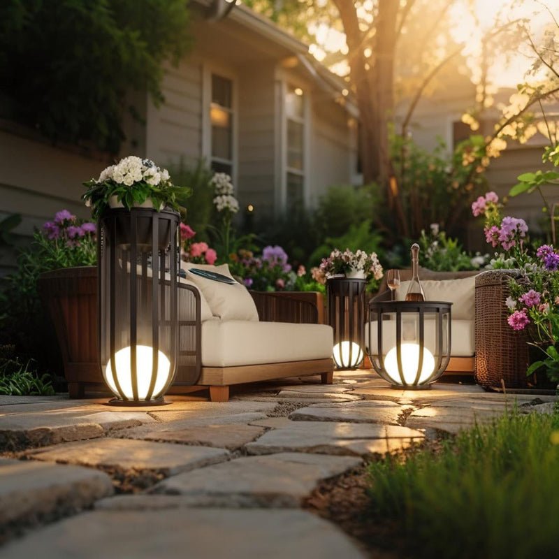 Solar Planter Table with Integrated Light - Image 10