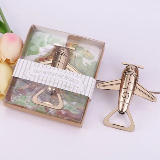 Airplane-Shaped Bottle Opener