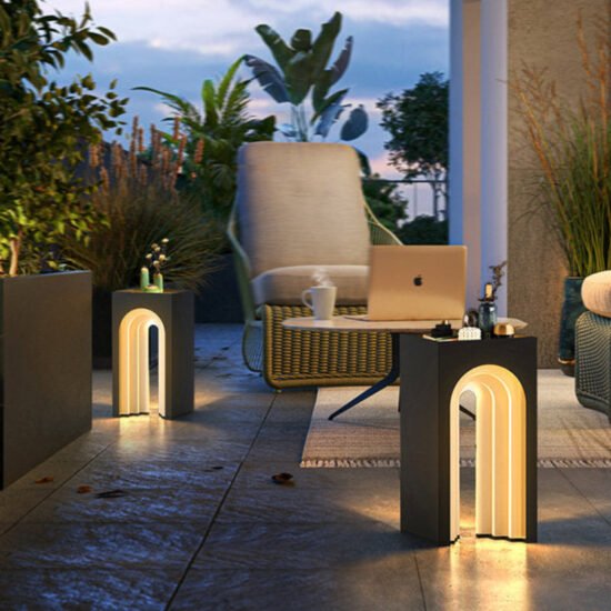 Modern Arch Solar Lantern