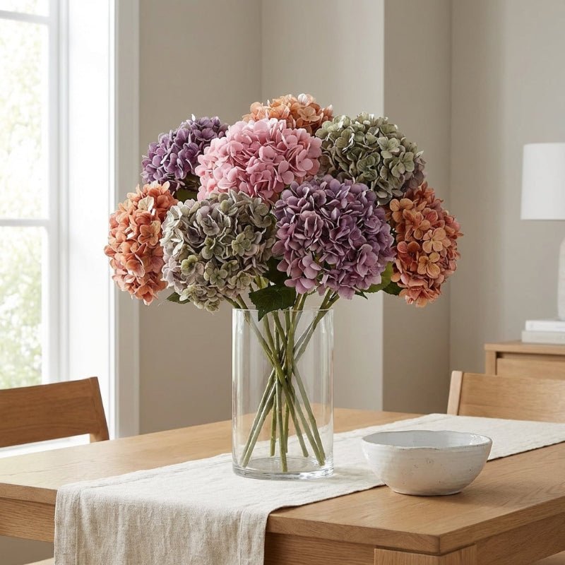 Faux Hydrangea Stem 24" - Image 6