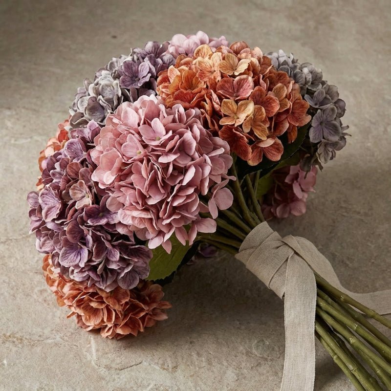 Faux Hydrangea Stem 24" - Image 5