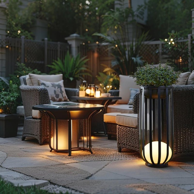 Solar Planter Table with Integrated Light - Image 12