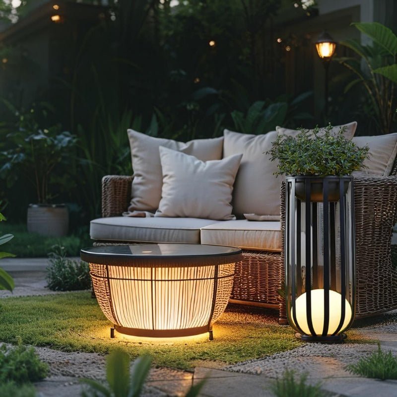 Solar Planter Table with Integrated Light - Image 11