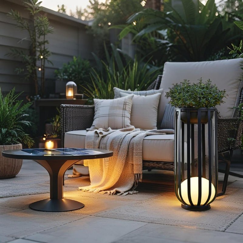 Solar Planter Table with Integrated Light - Image 8