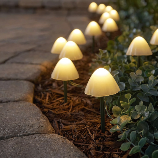 Milo Solar Mushroom Lights