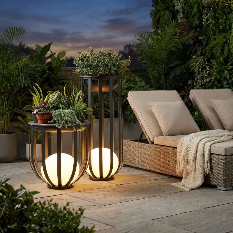 Solar Planter Table with Integrated Light - Image 7
