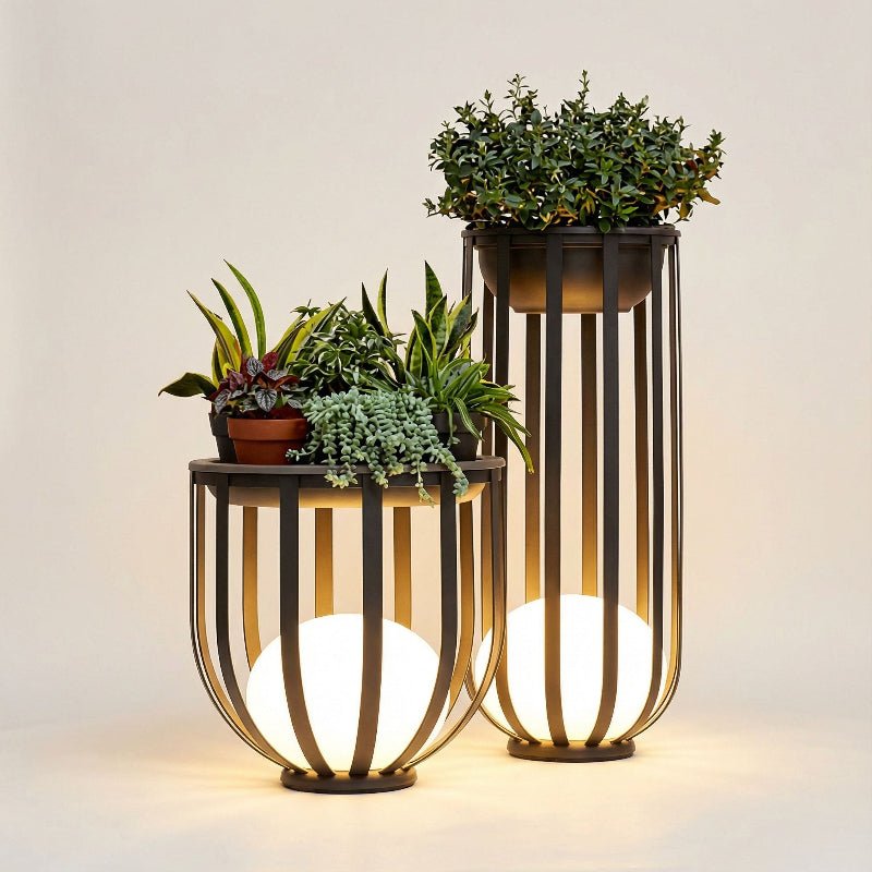 Solar Planter Table with Integrated Light - Image 15