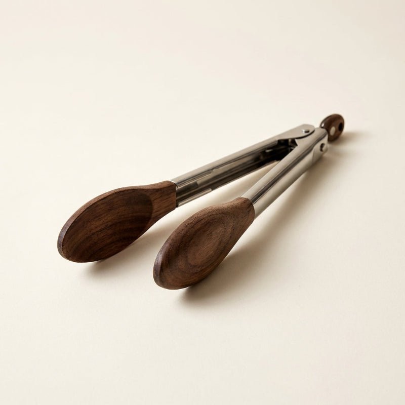 Stainless Steel and Wood Tongs - Image 7