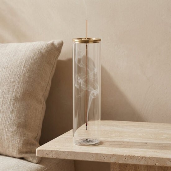 Suspended Glass Incense Burner